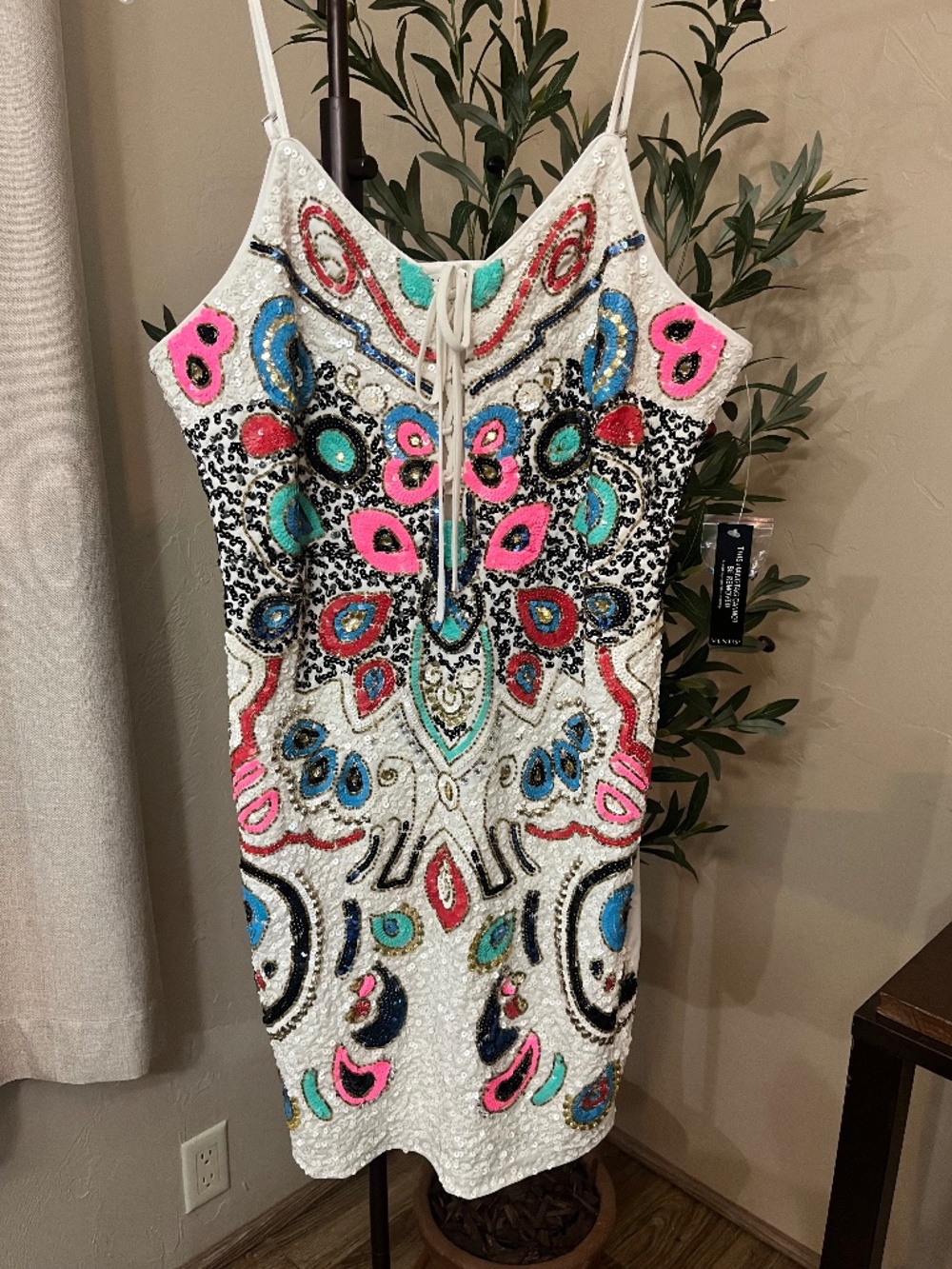 Venus NWT Heavily Sequined Statement Dress XL